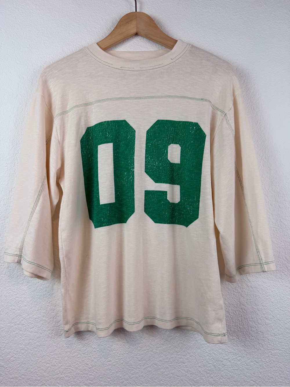 Anthropologie Pilcro 3/4 Sleeve Varsity T-Shirt